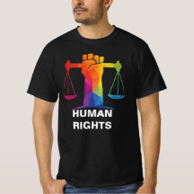 LGBTQIA+法の均衡 人権 ゲイ プライド Tシャツ