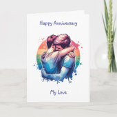 LGBTQIA+ | 私の愛の幸福な記念日 カード (正面)