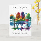 LGBTQIA+ | 私は世界を知っ感じている カード (黄色い花)