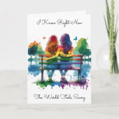 LGBTQIA+ | 私は世界を知っ感じている カード (正面)