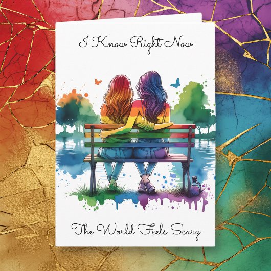 LGBTQIA+ | 私は世界を知っ感じている カード