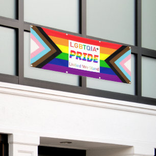 LGBTQIA+ "結束" プライドパレードバナー 横断幕
