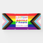 LGBTQIA+ "結束" プライドパレードバナー 横断幕 (横)