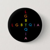 LGBTQIA 缶バッジ (正面)