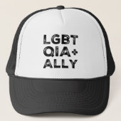 LGBTQIA+ALLY キャップ (正面)
