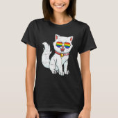 LGBTQIA Cat  Cat Owner Kitten Tシャツ (正面)