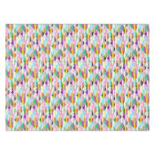 LGBTQIA+ Queer Scalloped Pride Flag Fans テーブルクロス (正面(横))