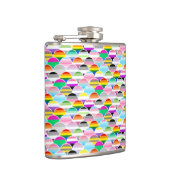 LGBTQIA+ Queer Scalloped Pride Flag Fans フラスク (右)