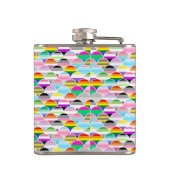 LGBTQIA+ Queer Scalloped Pride Flag Fans フラスク (裏面)