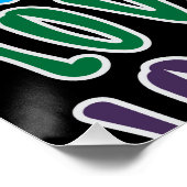 LgbtqLove is Loveタイポグラフィ ポスター (コーナー)