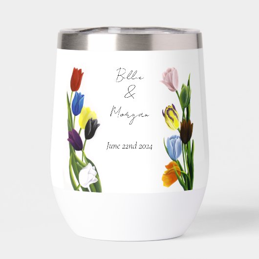 LGBTQplusチューリップ花 (背面)