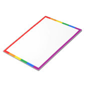 LGBTQPOCプライドボタンセラミックボールクリスマスオルナム ノートパッド (アングル)