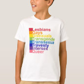 LGBTTIQ Tシャツ (正面)