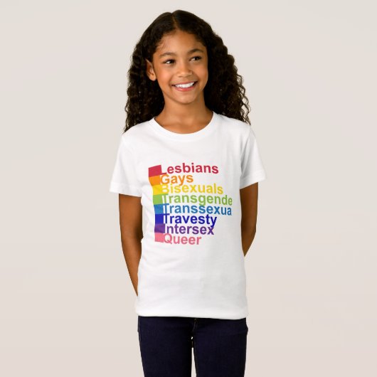 LGBTTIQ Tシャツ (正面フル)