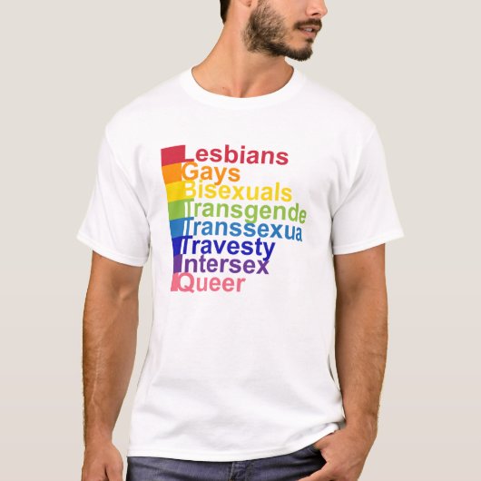 LGBTTIQ Tシャツ (正面)