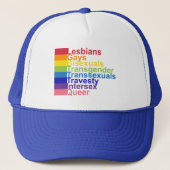 LGBTTTIQ キャップ (正面)