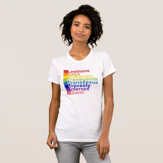 LGBTTTIQ Tシャツ (正面フル)