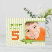 LGCの緑のわに招待 招待状 (スタンド正面)