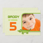 LGCグリーンアリゲーター招待 招待状 (正面/裏面)