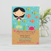 LGC人魚のひいさメリーま|ブルネット 招待状 (スタンド正面)