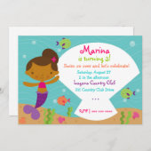 LGC人魚姫アメリーフリカ人 招待状 (正面/裏面)