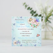 LGC |の庭のベビーシャワー青い#2 招待状 (スタンド正面)