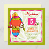 LGC |の熱帯オウムdiseの招待状 招待状 (正面/裏面)