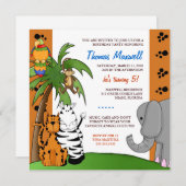 LGC | スイートサファリ 招待状 (正面/裏面)