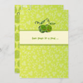 LGC|トゥーピースインアポッドツイン招待状 招待状 (正面/裏面)