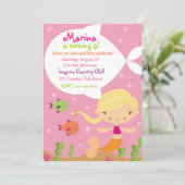 LGC |メリーな人魚|のブロンドの女性 招待状 (スタンド正面)