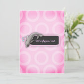 LGC | Flippin' Out女の子のベビーシャワー 招待状 (スタンド正面)