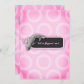 LGC | Flippin' Out女の子のベビーシャワー 招待状 (正面/裏面)