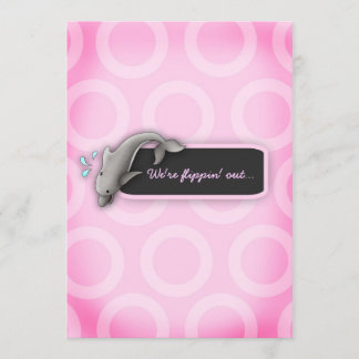 LGC | Flippin' Out女の子のベビーシャワー 招待状