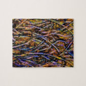 lgcarnivalglassgrasswithorangenmoldfungus ジグソーパズル (横)