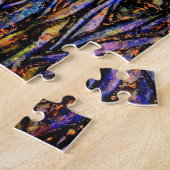 lgcarnivalglassgrasswithorangenmoldfungus ジグソーパズル (側面)