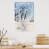 LGGの「白の女王」ポスター ポスター (キッチン)