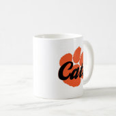 LGHSの山猫のPawprintのマグ コーヒーマグカップ (正面右)
