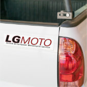 LGmotoのバンパーステッカー バンパーステッカー (トラック上)