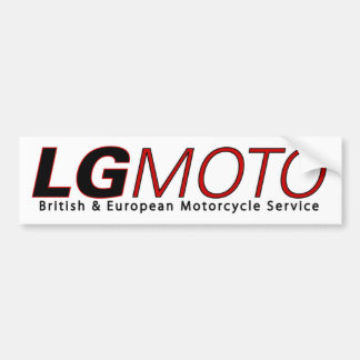 LGmotoのバンパーステッカー バンパーステッカー