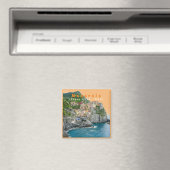 LGR0012 MANAOLA - Cinque Terre – イタリア – 冷蔵庫 マグネット (インサイチュ (食洗機))