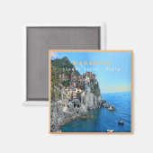 LGR004 MANAOLA - Cinque Terre – イタリア – 冷蔵庫 マグネット (正面/裏面)
