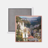 LGR005 RIOMAGGIORE - Cinque Terre – イタリア – 冷蔵庫 マグネット (正面/裏面)