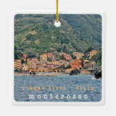 LGR006 MONTEROSSO, Cinque Terre，イタリア， セラミックオーナメント (裏面)
