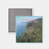 LGR008 RIOMAGGIORE - Cinque Terre – イタリア – 冷蔵庫 マグネット (正面/裏面)