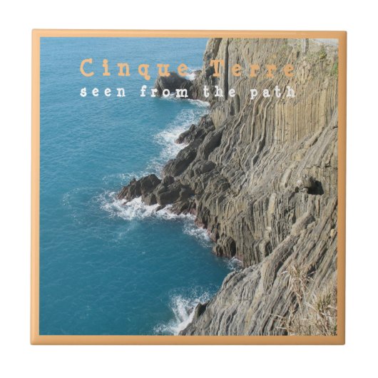 LGR013 CINQUE TERRE – 空中表示 – イタリア –  タイル (正面)