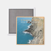 LGR013 CINQUE TERRE – 空中表示 – イタリア – 冷蔵庫 マグネット (正面/裏面)