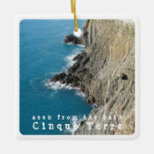 LGR013 CINQUE TERRE, Aerial View，イタリア， セラミックオーナメント (正面)