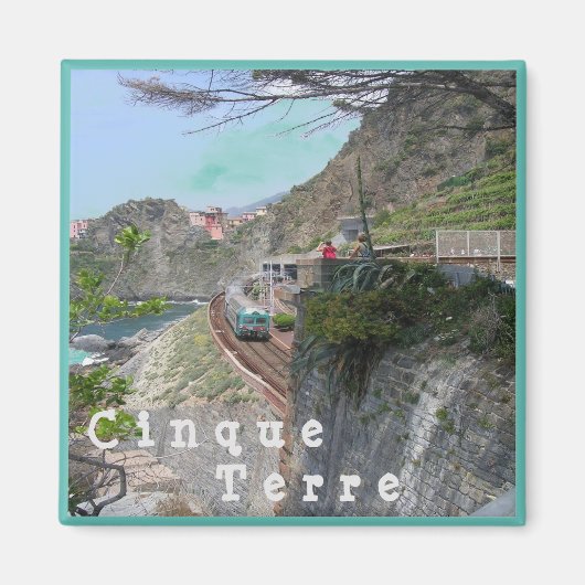 LGR014 CINQUE TERRE – コースト – イタリア – 冷蔵庫 マグネット (正面)