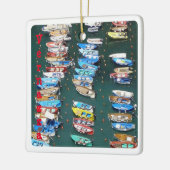 LGR016 VERNAZZA、ハーバー、チンケ・テール、 セラミックオーナメント (左)