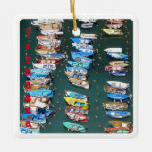 LGR016 VERNAZZA、ハーバー、チンケ・テール、 セラミックオーナメント (正面)